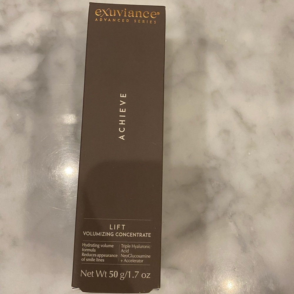 Brand New, Exuviance Lift volumizing hyaluronic acid concentrate